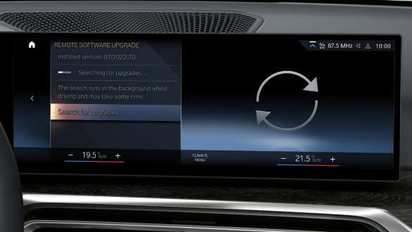 Remote Software Upgrade BMW 4 серии Cabrio G23 Функции Remote Software Upgrade, контрольный дисплей BMW 4 серии Cabrio G23 2020