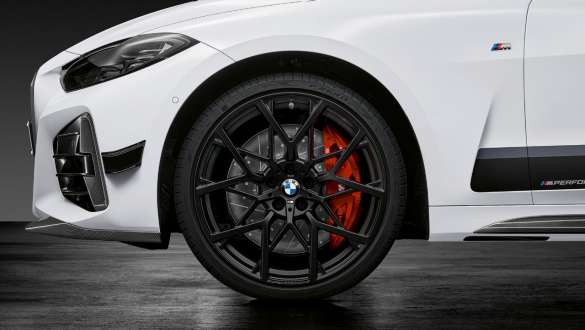 20" M Performance кованые диски Y-spoke 795 M Jet Black, матовые, комплект летних колес в сборе, BMW 4 серии Coupe G22 2020 20" M Performance кованые диски Y-spoke 795 M Jet Black, матовые, комплект летних колес в сборе, BMW 4 серии Coupe G22 2020, крупным планом