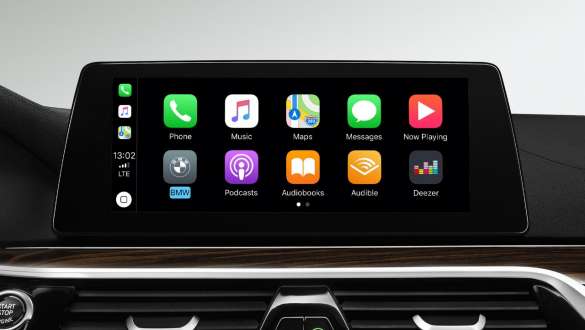 BMW 5 серия Седан, подготовка к Apple CarPlay® BMW 5 серия Седан, салон, подготовка к Apple CarPlay®