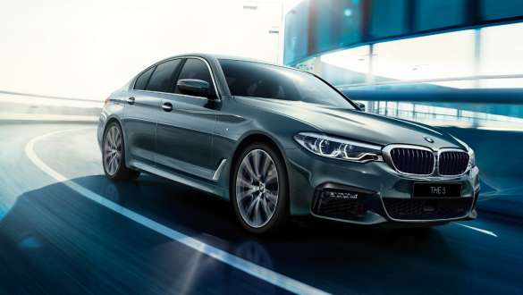 BMW 5 серии, интегральное активное рулевое управление, вид сбоку BMW 5 серии, интегральное активное рулевое управление, внешний вид, экстерьер, седан, БМВ.