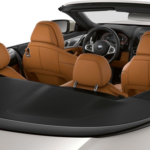 BMW M850i xDrive, интерьер, мягкий верх опущен G14. BMW M850i xDrive, интерьер, мягкий верх опущен G14.