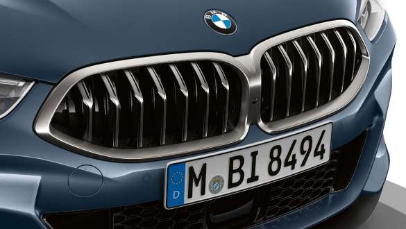 Активная решетка радиатора Air Stream BMW 8 серии Coupe, активная решетка радиатора, крупный план