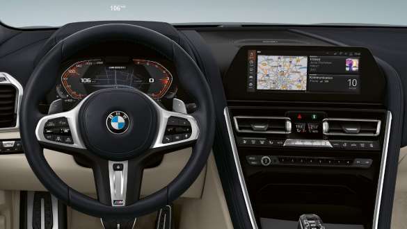 Приборная панель BMW Live Cockpit Professional G16 BMW 8 серии Gran Coupe: приборная панель BMW Live Cockpit Professional G16