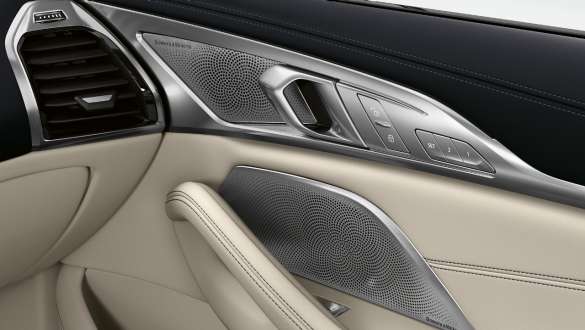Аудиосистема Bowers & Wilkins Diamond Surround Sound G16 BMW 8 серии Gran Coupe: аудиосистема Bowers & Wilkins Diamond Surround Sound G16