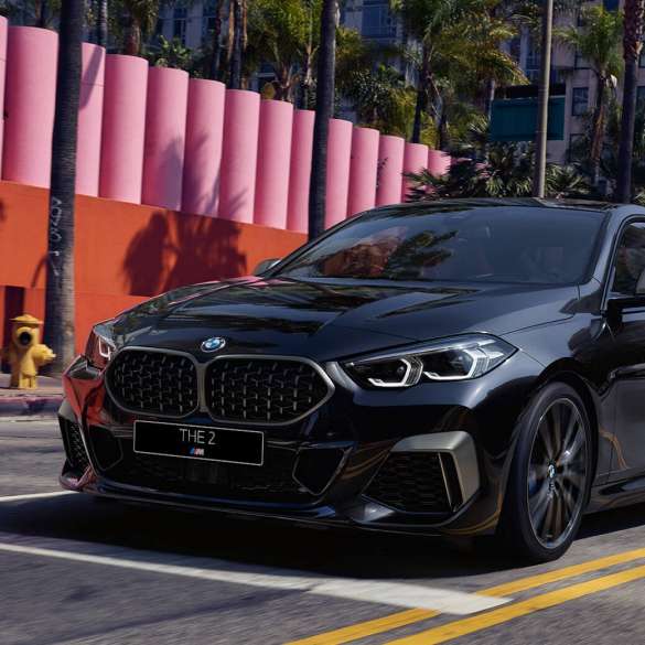 Экстерьер BMW M235i xDrive Gran Coupé Экстерьер BMW M235i xDrive Gran Coupé 2020 г., Черный Сапфир металлик, F44, вид спереди