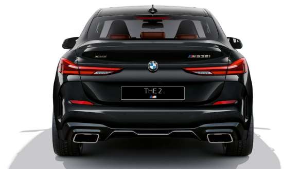 Система выпуска M модели BMW M235i xDrive Gran Coupé Система выпуска M модели BMW M235i xDrive Gran Coupé, Черный Сапфир металлик, F44, вид сзади