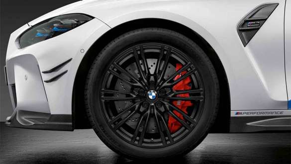 20"/21" M Performance кованые диски 1000 M Frozen Gold Bronze BMW M3 G80 2020 BMW M3 G80 2020, 20"/21" M Performance кованые диски 1000 M Frozen Gold Bronze крупным планом