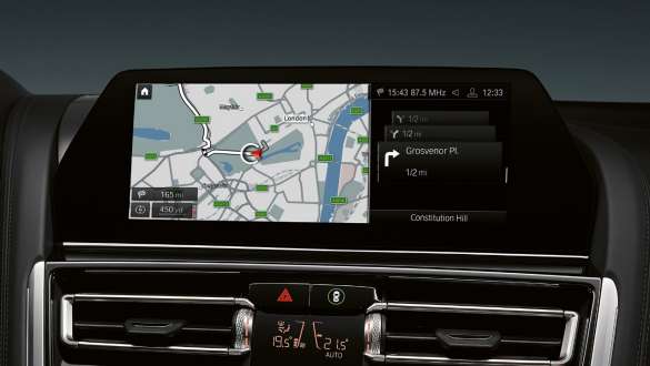 Приборная панель BMW Live Cockpit Professional. BMWM8 Cabrio с приборной панелью BMW Live Cockpit Professional.