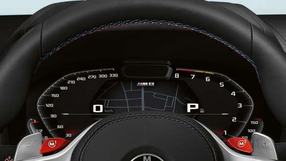 Эксклюзивная панель приборов M. Эксклюзивная панель приборов M в салоне BMW M8Cabrio Competition.