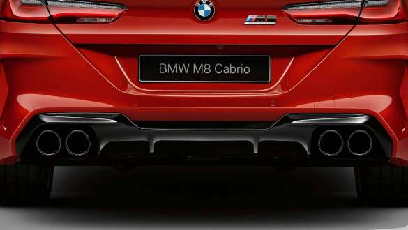 Система выпуска M Sport. BMW M8 Cabrio COMPETITIONс системой выпуска M Sport.