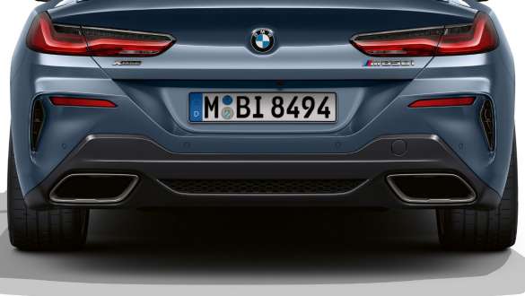 Левый и правый патрубки системы выпуска G15. BMW M850i xDrive Coupe, левый и правый патрубки системы выпуска G15.