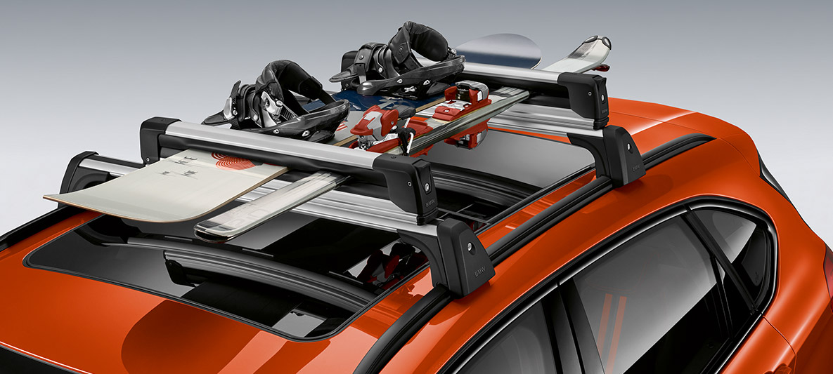 BMW 2 серии Active Tourer, аксессуары. BMW 2 серии Active Tourer, аксессуары, крепление для сноуборда, крыша.
