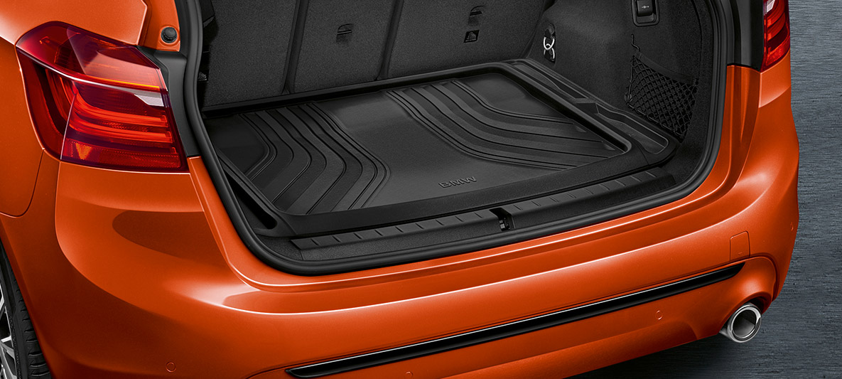 BMW 2 серии Active Tourer, аксессуары. BMW 2 серии Active Tourer, аксессуары, багажник, салон.