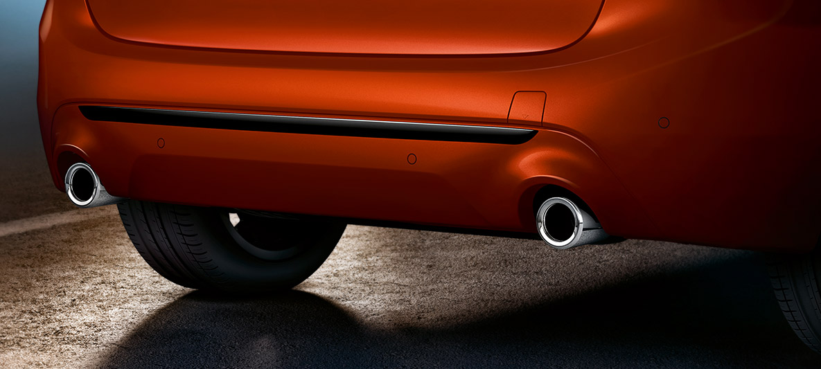 BMW 2 серии Active Tourer, выхлопные трубы. BMW 2 серии Active Tourer, выхлопные трубы.