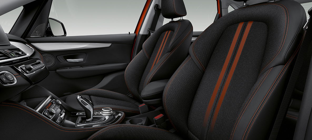 BMW 2 серии Active Tourer, салон. BMW 2 серии Active Tourer, салон, интерьер.