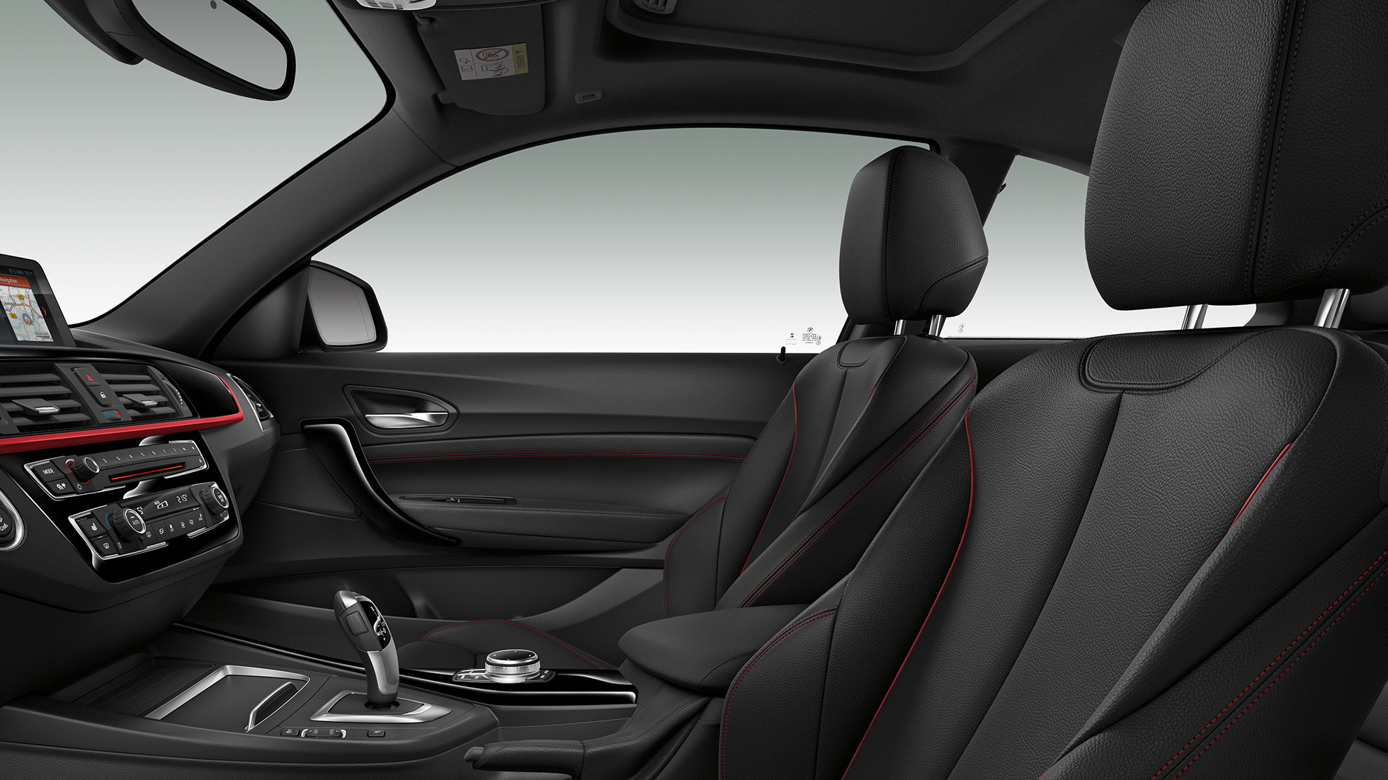 BMW 2 серии Coupe, Модель Sport Line, интерьер BMW 2 серии Coupe, Модель Sport Line, интерьер