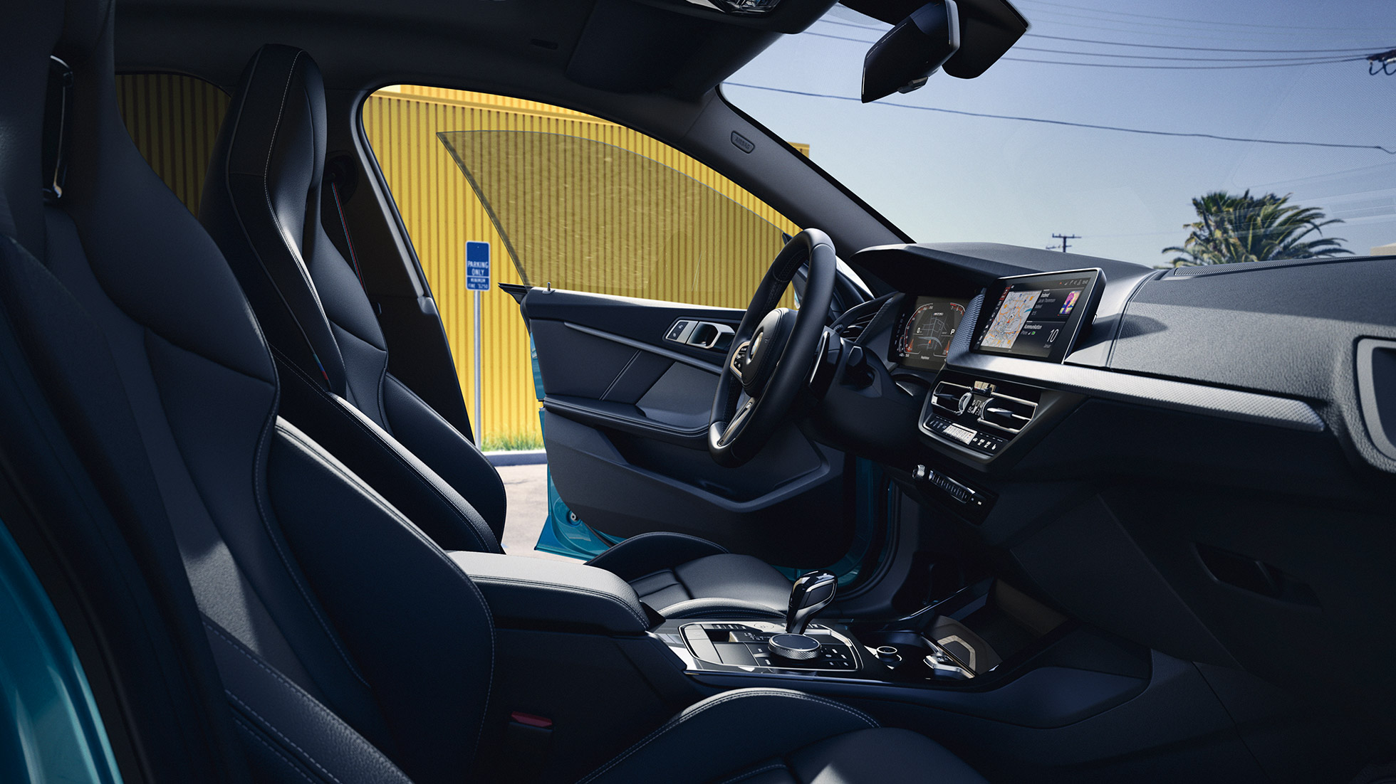 BMW 2 серии Gran Coupe, приборная панель BMW Live Cockpit Professional BMW 2 серии Gran Coupe F44, приборная панель BMW Live Cockpit Professional, интерьер