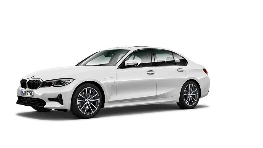 BMW 3 Series 3 Series Sedan plug-in hybrids G20 three-quarter side view BMW 3 Series 3 Series Sedan plug-in hybrids G20 three-quarter side view