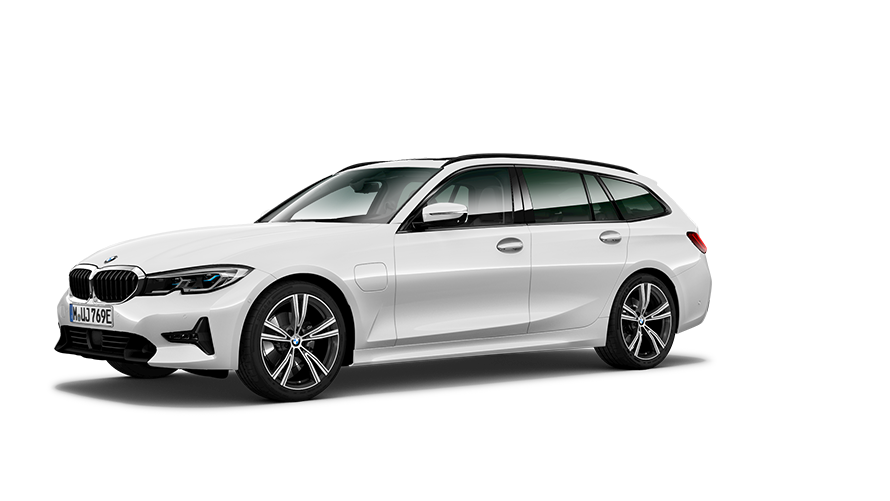 BMW 3 Series BMW 3 Series Touring plug-in hybrids G21 three-quarter side view BMW 3 Series BMW 3 Series Touring plug-in hybrids G21 three-quarter side view