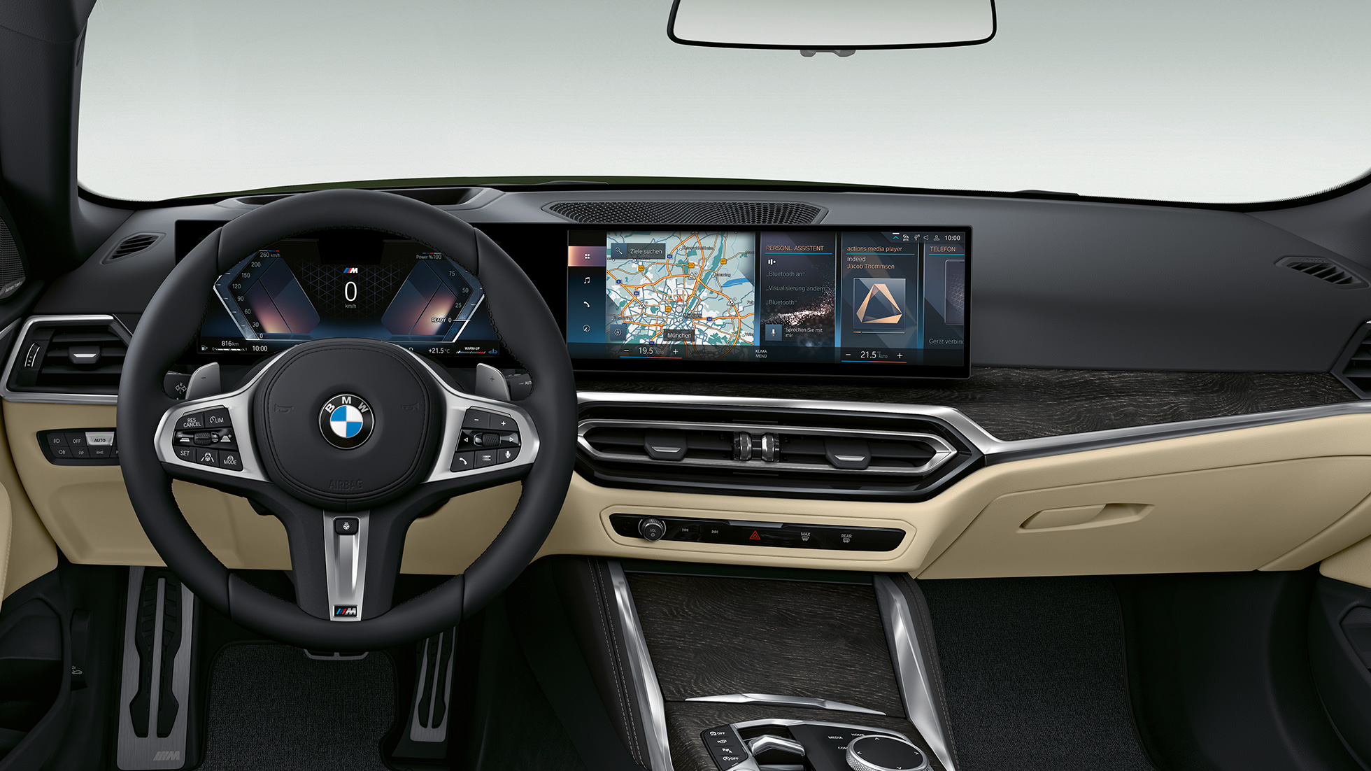 BMW 4 серии Cabrio G23 2020 исполнение M Sport, кокпит