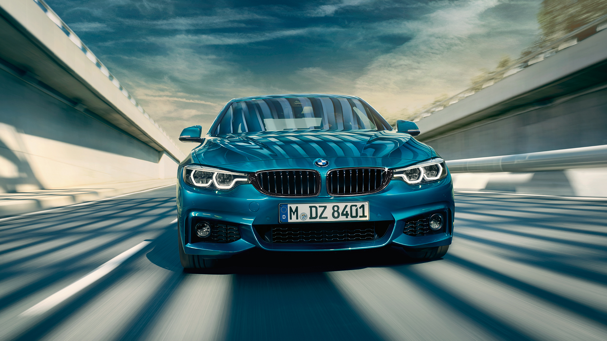 BMW 4 серии Купе, вид спереди BMW 4 серии Купе, вид спереди