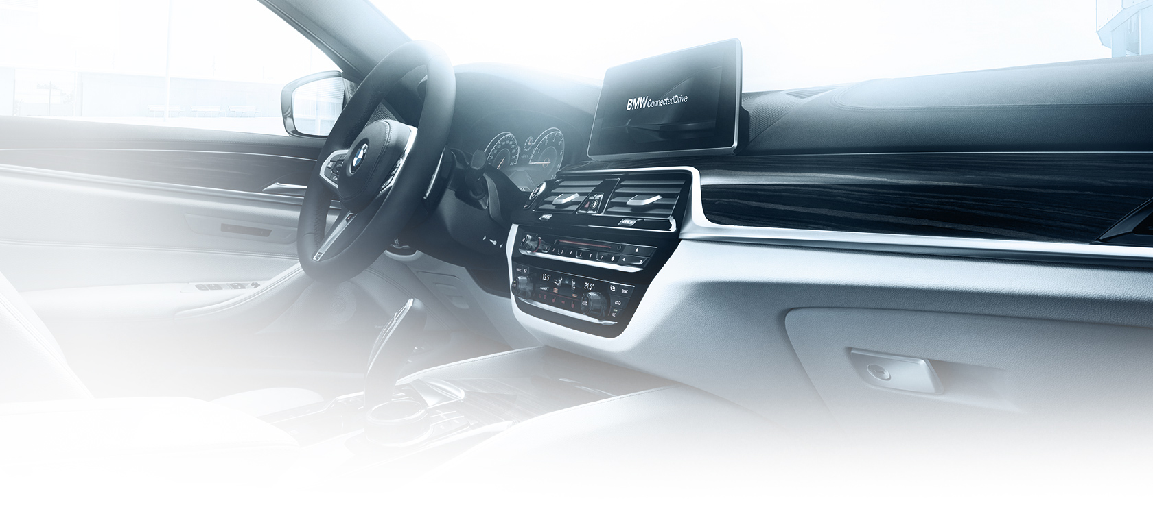 BMW 5 серия, ConnectedDrive. BMW 5 серия, интерьер, ConnectedDrive, салон, помощь водителю.