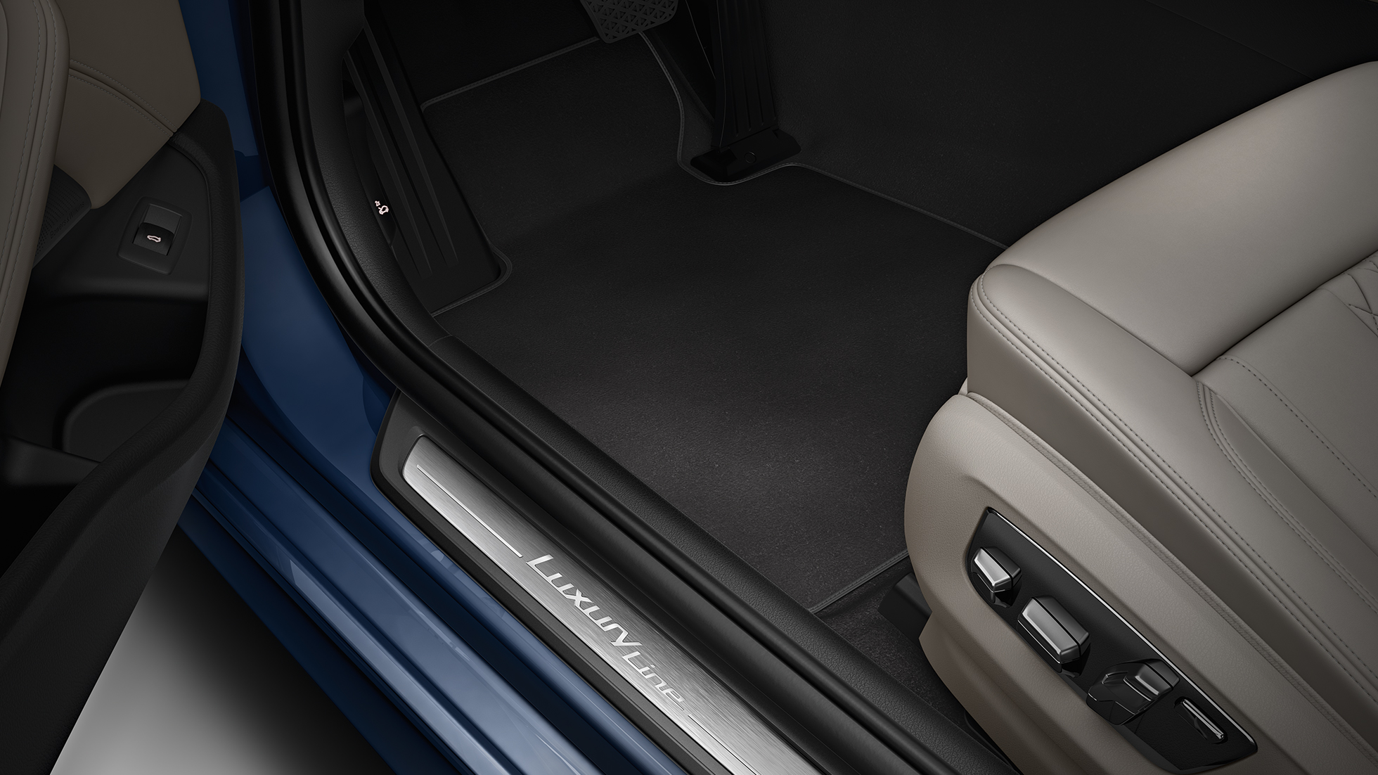 BMW 5 серия Luxury Line, надпись Luxury Line BMW 5 серия Luxury Line, надпись Luxury Line, внешний вид, БМВ