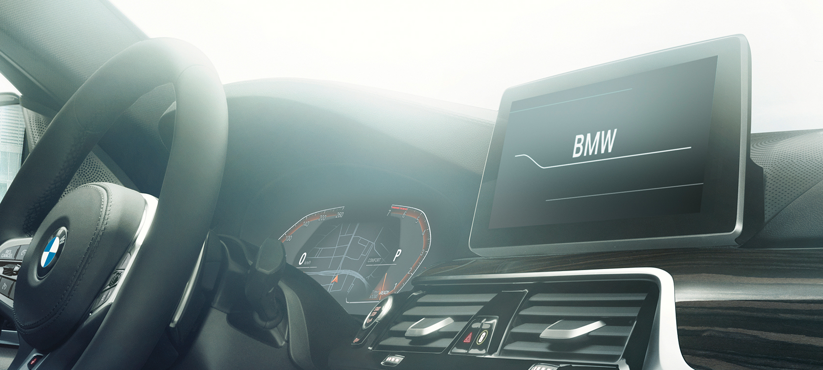 BMW 5 серия, салон, система помощи водителю BMW 5 серия, система помощи водителю, интерьер, Седан, БМВ