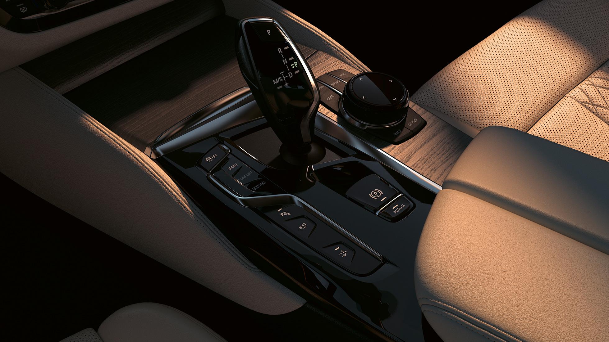 Кнопки управления BMW 6 серии GT G32 2020 года Кнопки управления BMW 6 серии GT 640i xDrive G32 2020 года, интерьер