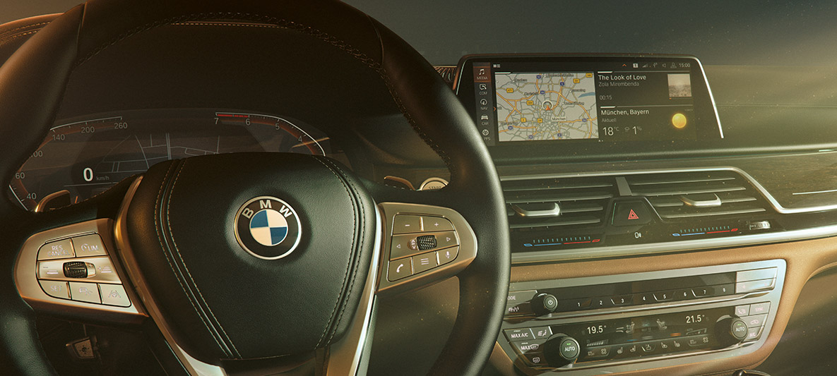 BMW 7 Series Sedan BMW Remote Software Upgrade BMW Remote Software Upgrade: close-up of the instrument cluster