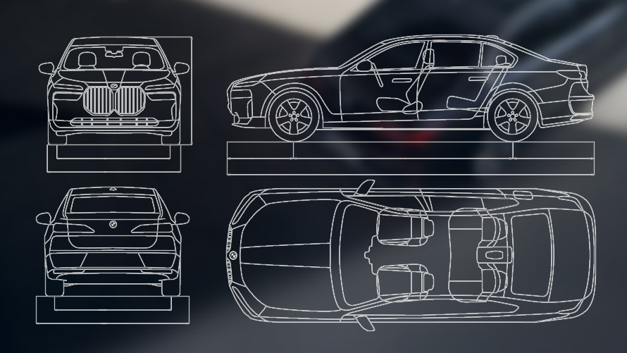 Технические данные, BMW 7 серии G70 ICE, 740i BMW 7 серии G70 ICE, 740i, технические данные