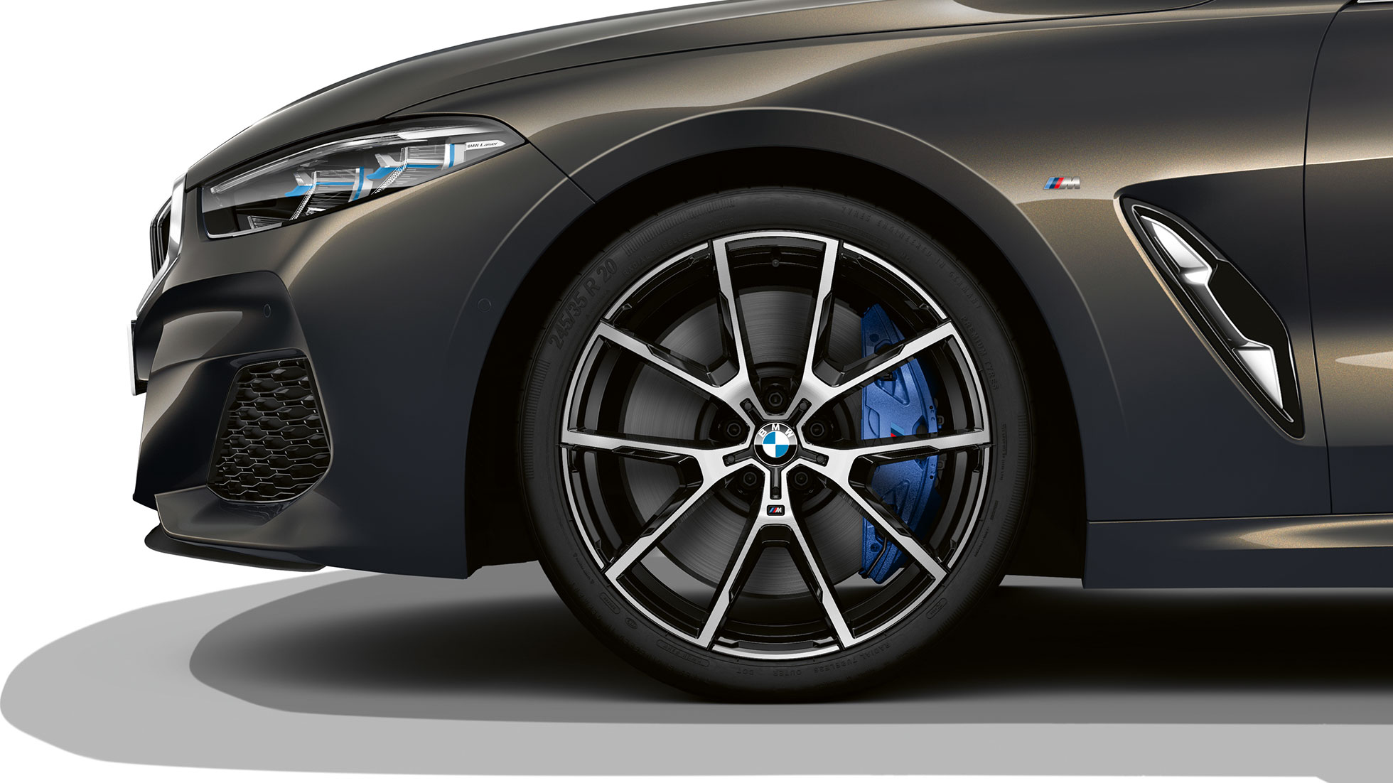 BMW M850i xDrive, металлик Серый Дравит, 20-дюймовые легкосплавные диски Y-spoke 728 M. BMW M850i xDrive, металлик Серый Дравит, 20-дюймовые легкосплавные диски Y-spoke 728 M.