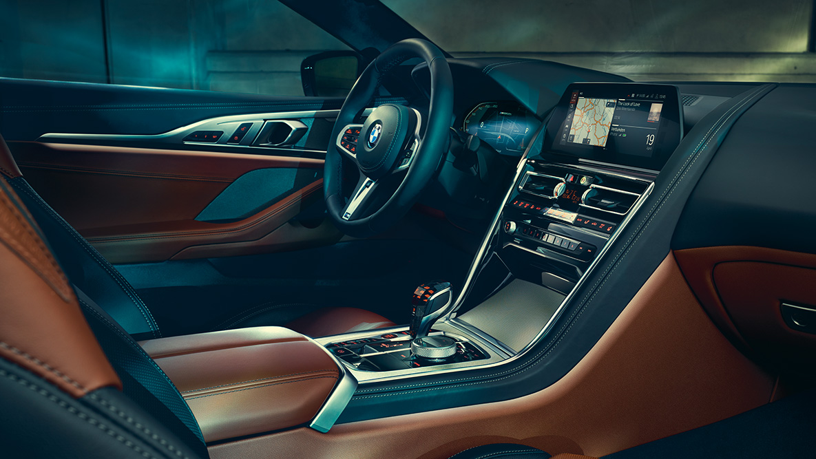 BMW 8 серии Coupe, интерьер Интерьер BMW 8 серии Coupe.