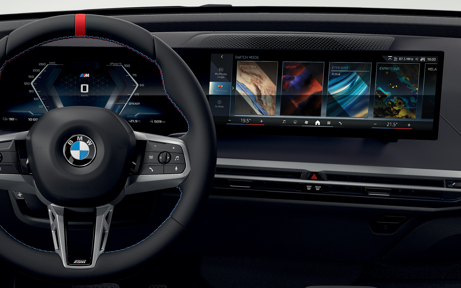 BMW iX M60 i20 2022, электрический SUV, режимы движения MyModes