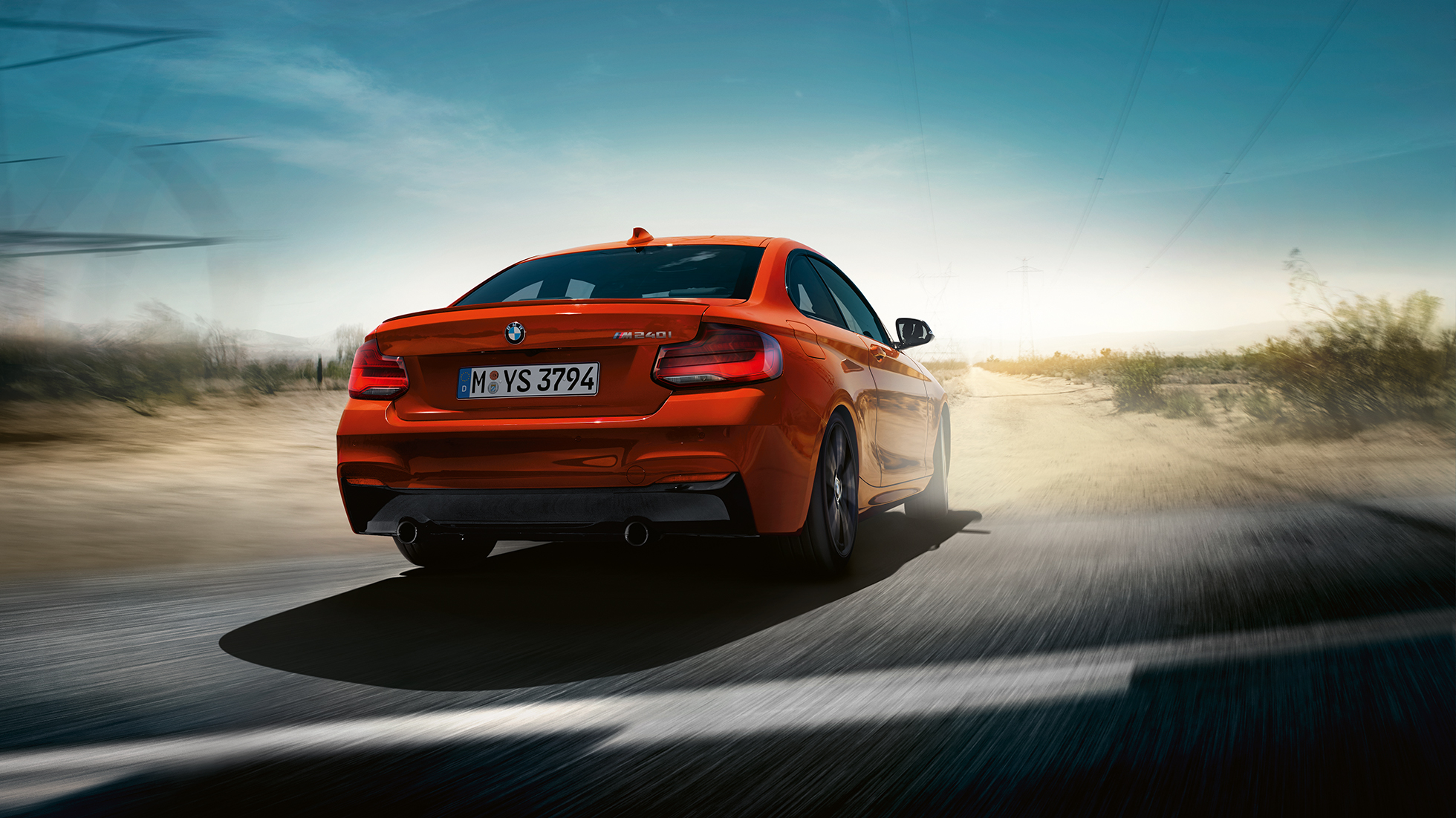 Ходовая часть BMW M240i Coupe Ходовая часть BMW M240i Coupe F22 2017 МГ цвета Оранжевый Закат (металлик)
