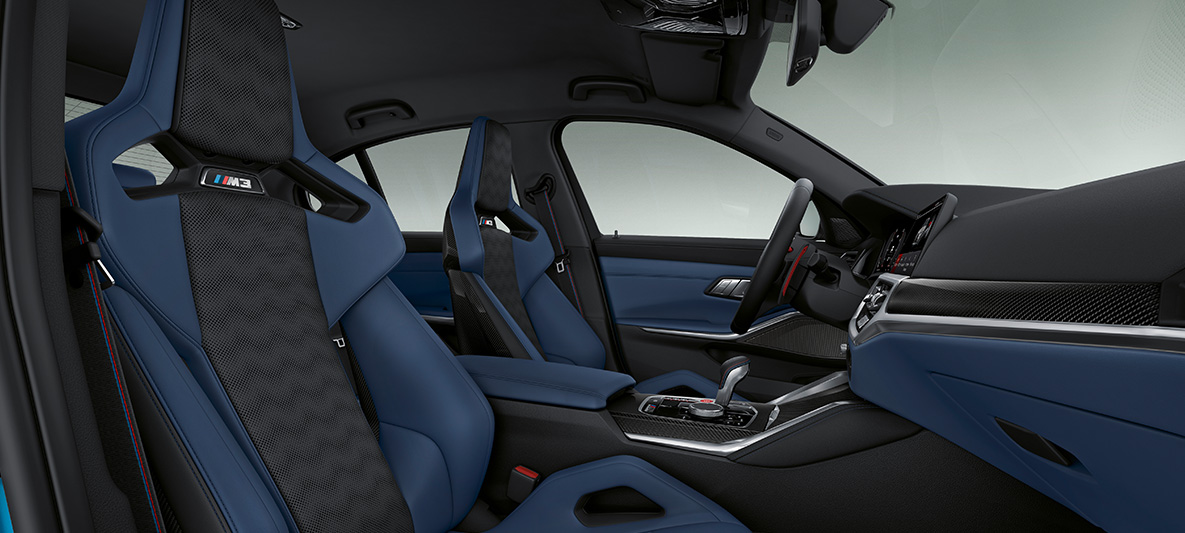 Салон BMW M3 2020 G80, BMW Individual полная отделка кожей Merino "Красный Фиона"/"Черный" Салон BMW M3 G80 2020, BMW Individual полная отделка кожей Merino "Красный Фиона"/"Черный"