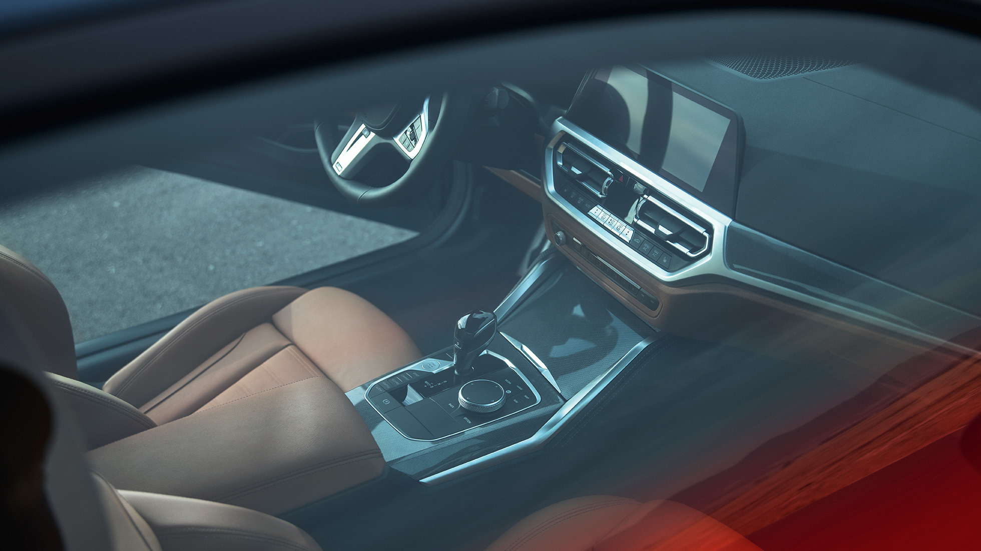 Интерьер BMW M440i xDrive Coupe G22 (2020) BMW M440i xDrive Coupe G22 (2020), Синий Арктик Рэйс металлик, интерьерческий Гоночный Синий», интерьер