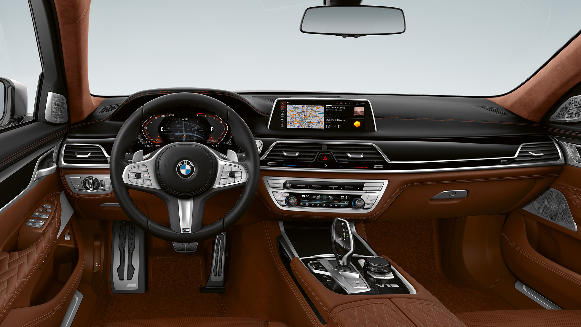 BMW M760Li xDrive G12 BMW M760Li xDrive, дизайн интерьера G12