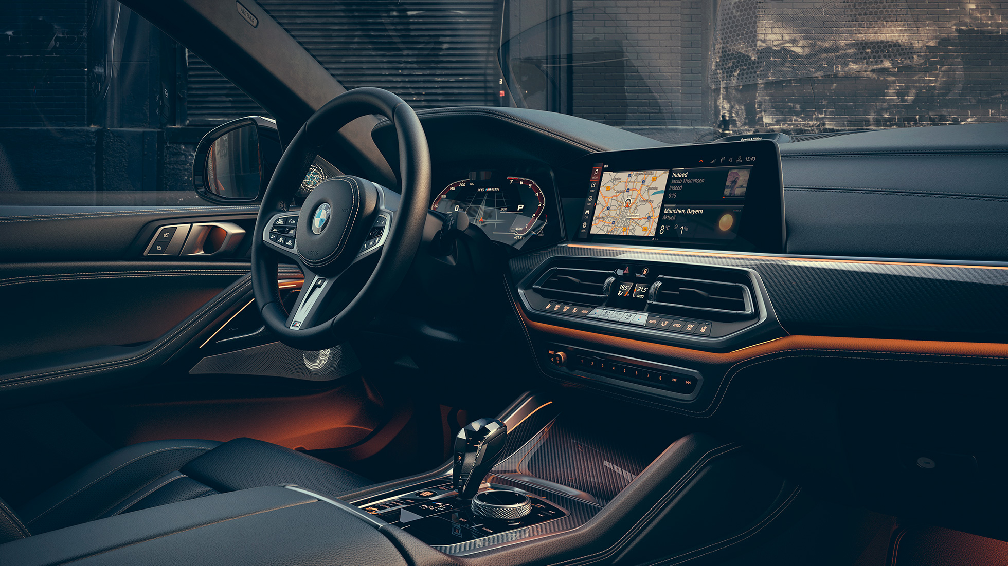 Интерьер BMW X6 M50i и M50d SUV G06 Интерьер BMW X6 M50i и M50d SUV G06, место водителя