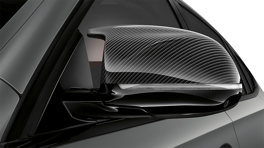 BMW X6 M Competition F96, 2023, карбоновые крышки наружных зеркал M