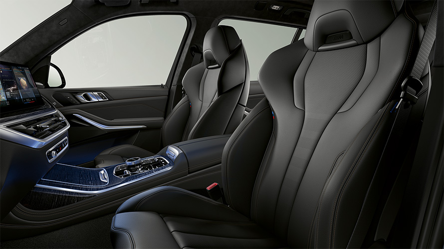 BMW X7 M60i xDrive G07 LCI, многофункциональные сиденья M, салон