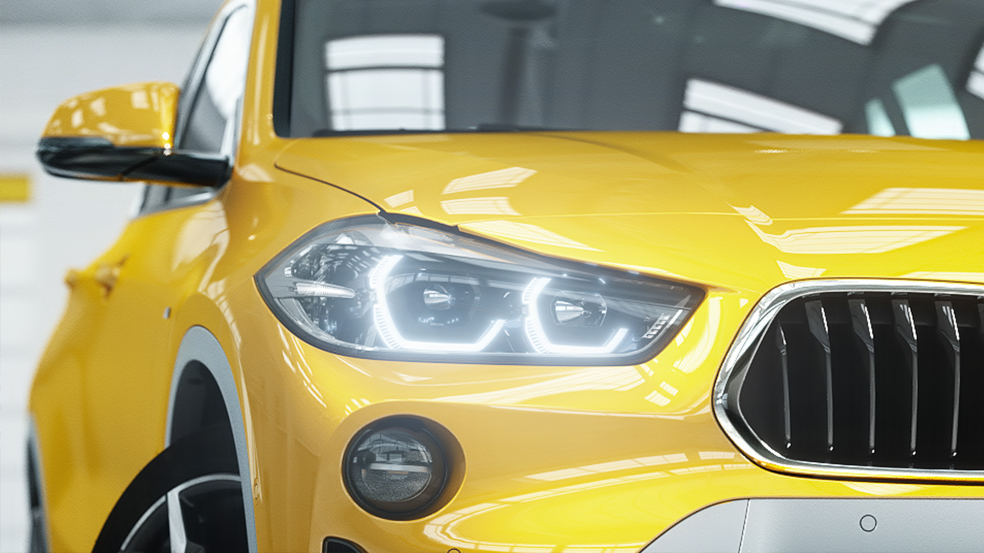 Дизайн фар BMW X2 SUV F39 Фары BMW X2 SUV 2019 F39