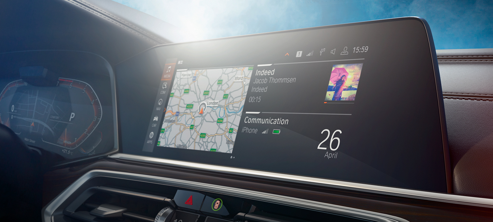Кокпит BMW X5. Кокпит и концепция управления BMW X5, БМВ.
