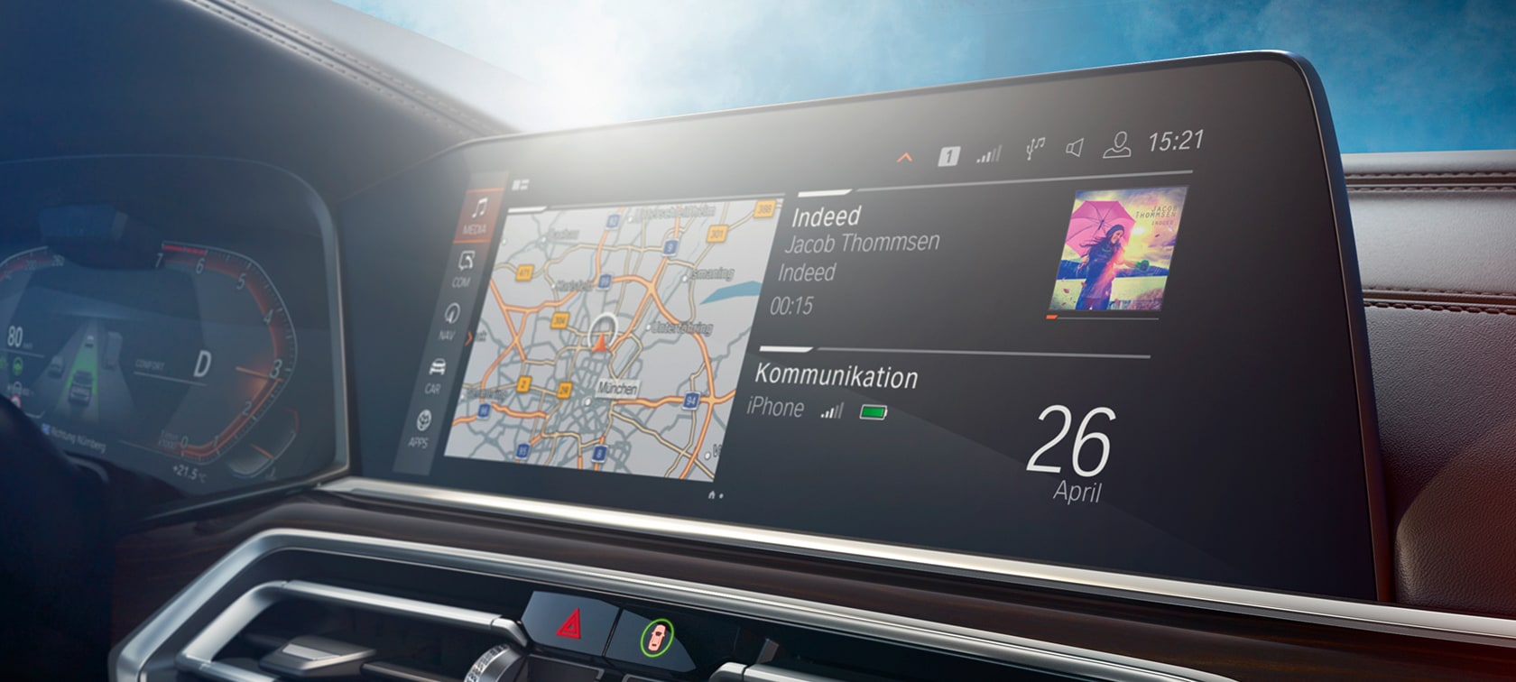 Дисплей управления BMW X5 Дисплей управления BMW X5 G05 2018 cockpit
