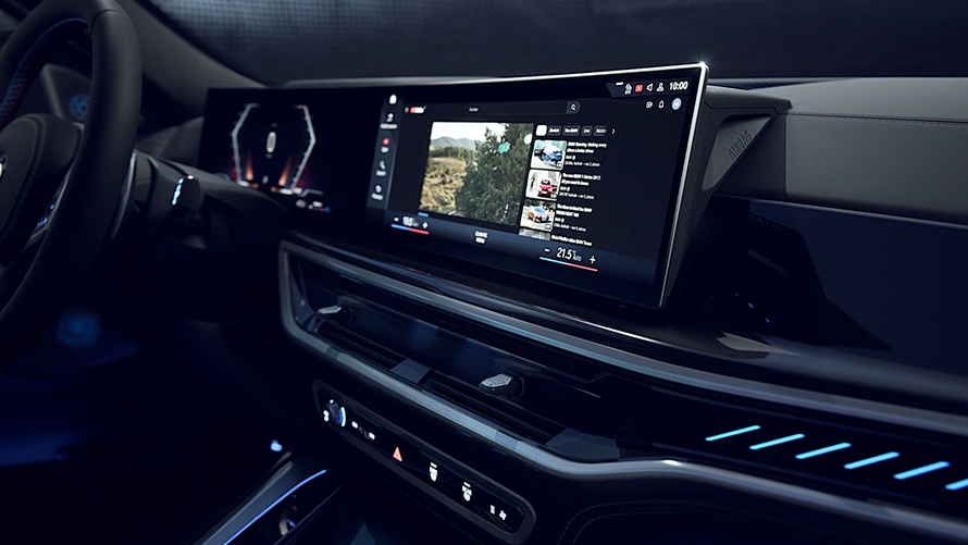 Videó, teljes mértékben integrált video streaming, BMW X5, G05 LCI BMW X5, G05 LCI, videó, teljes mértékben integrált video streaming