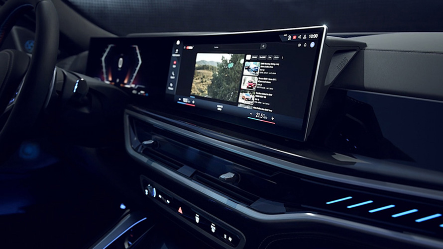 Полностью интегрированная функция видеостриминга, BMW X6 G06 LCI BMW X6 G06 LCI, полностью интегрированная функция видеостриминга, видео