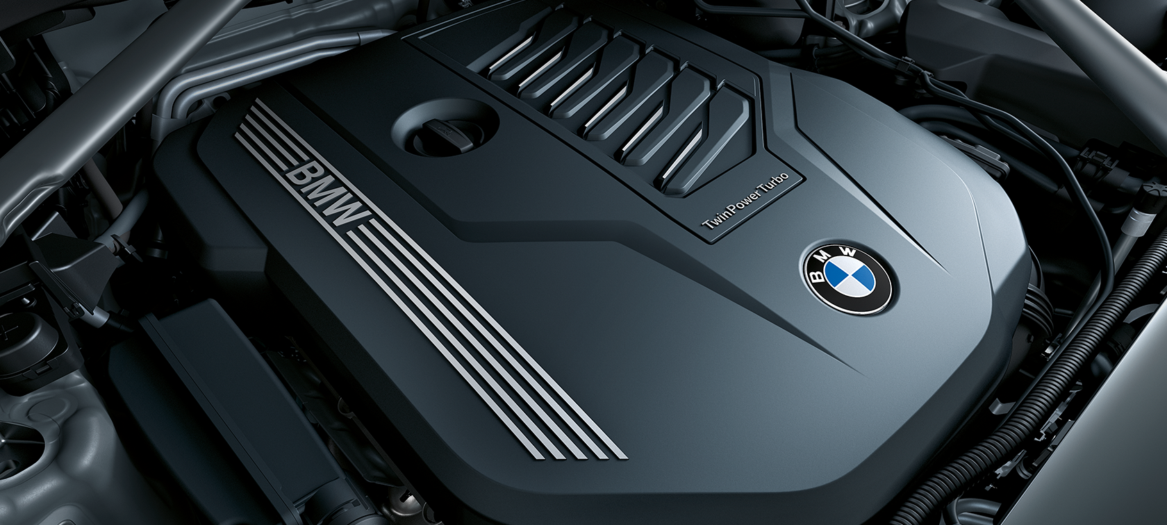 BMW X7: BMW TwinPower Turbo Двигатель BMW TwinPower Turbo, крупный план