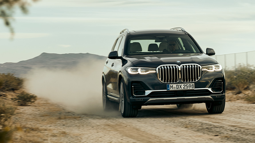 Комфорт движения BMW X7 G07 2019, крупный план Комфорт движения BMW X7 G07 2019, крупный план