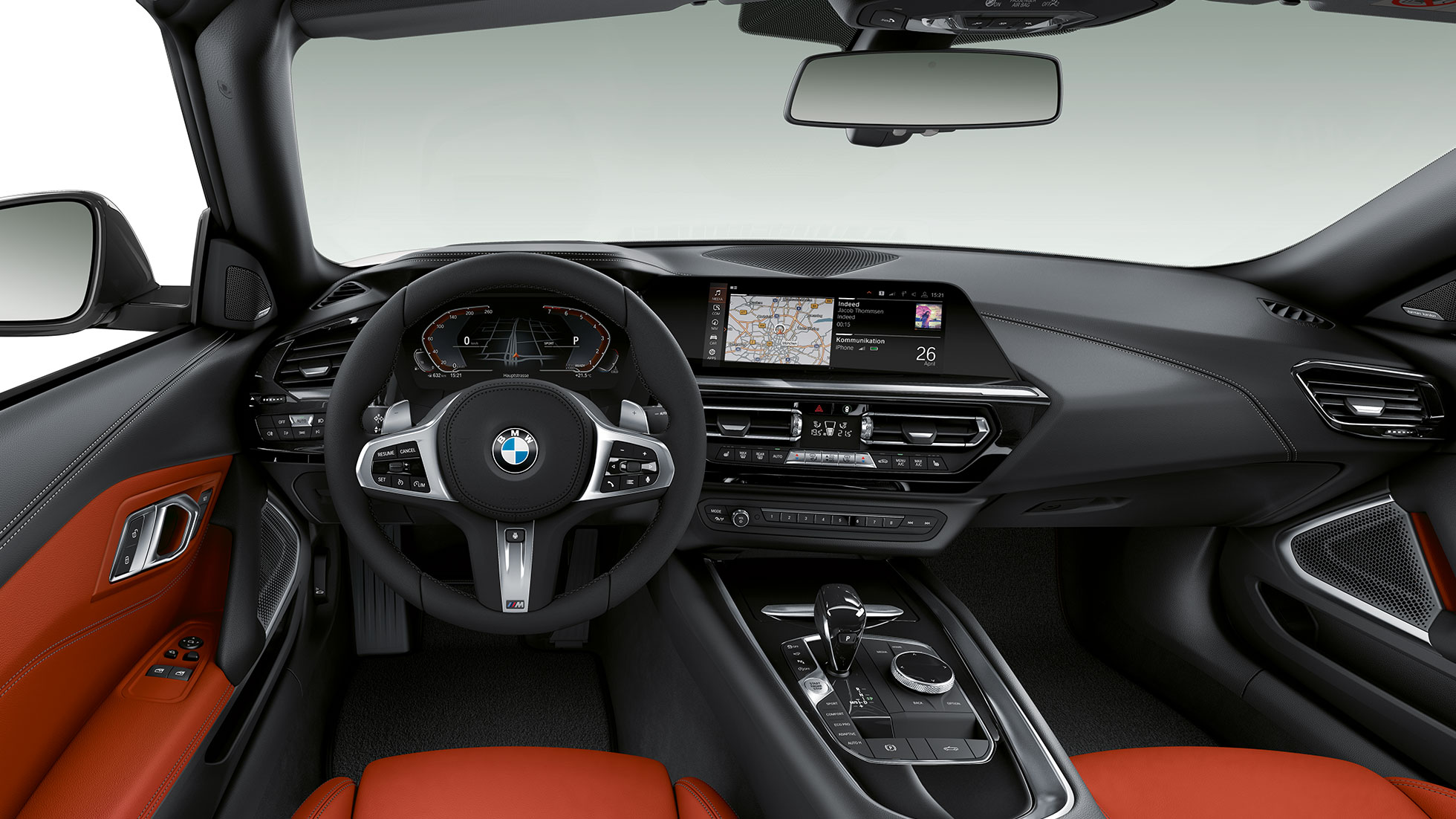 BMW Z4 Roadster Sport Line BMW Z4 Roadster Sport Line, рулевое колесо и место водителя