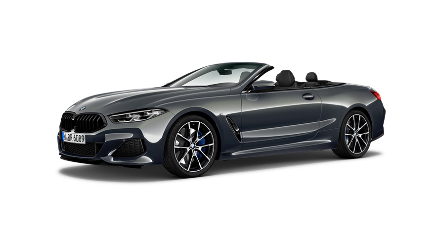 BMW M850i xDrive Cabrio G14 2018, вид сбоку в три четверти BMW M850i xDrive Cabrio G14 2018, вид сбоку в три четверти